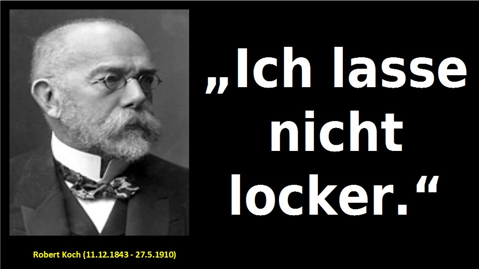 Robert Koch Zitat
